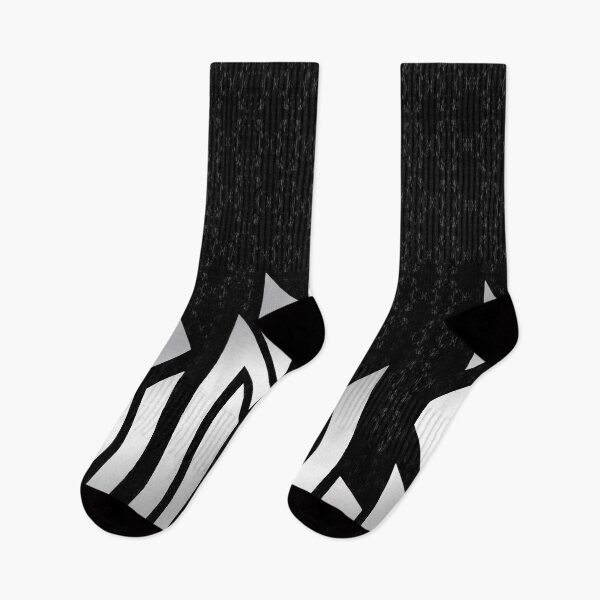 Aperçu de l'œuvre Formes géométriques abstraites pointues en noir et blanc créée et vendue par jeanyun48.