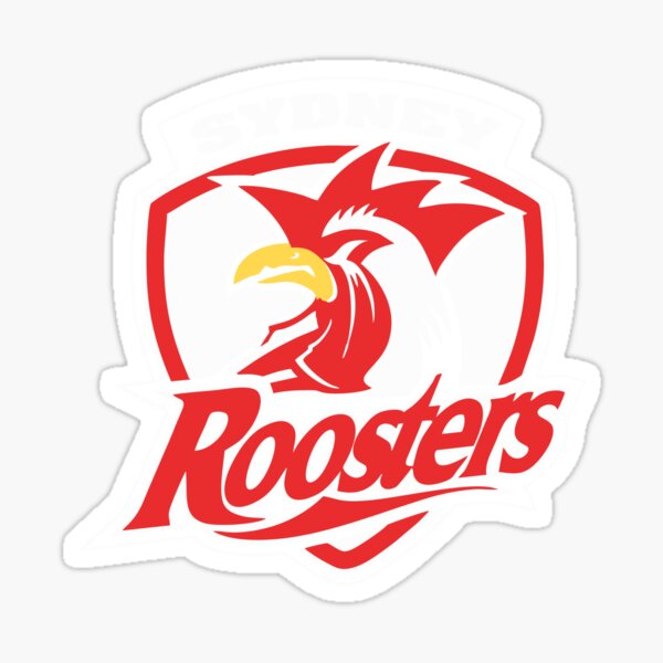 Sydney Roosters rugby league NRL sticker decal logo colour 100mmx100mm