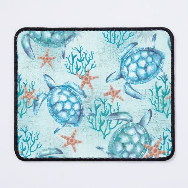 Item preview, Blue Turtles Corals designed and sold by SweetThreads79.