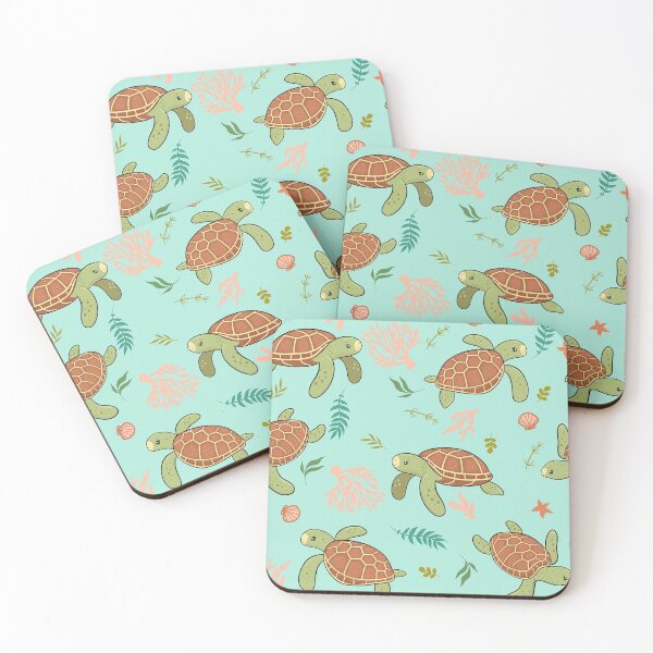 Item preview, Cartoon Turtle Seashells  designed and sold by SweetThreads79.