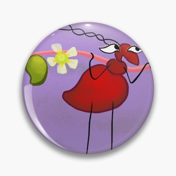 Item preview, Ant with mango blossoms designed and sold by Bhargavi Mohan.