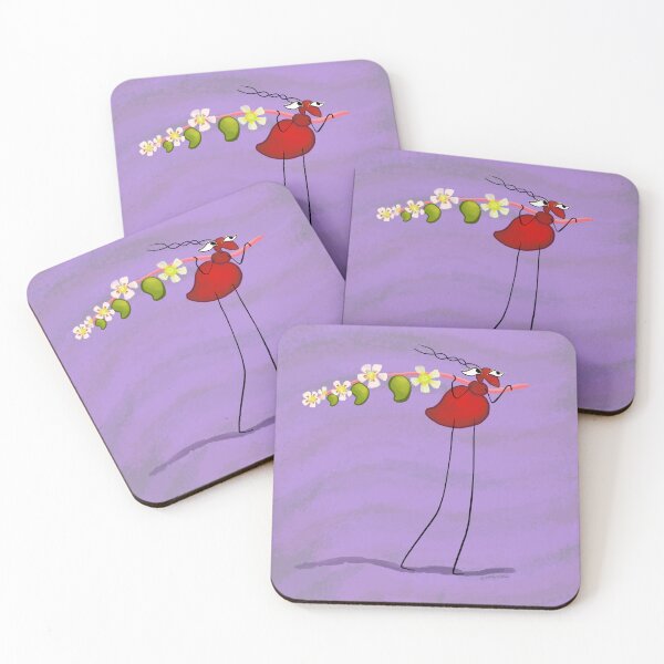 Item preview, Ant with mango blossoms designed and sold by Bhargavi Mohan.