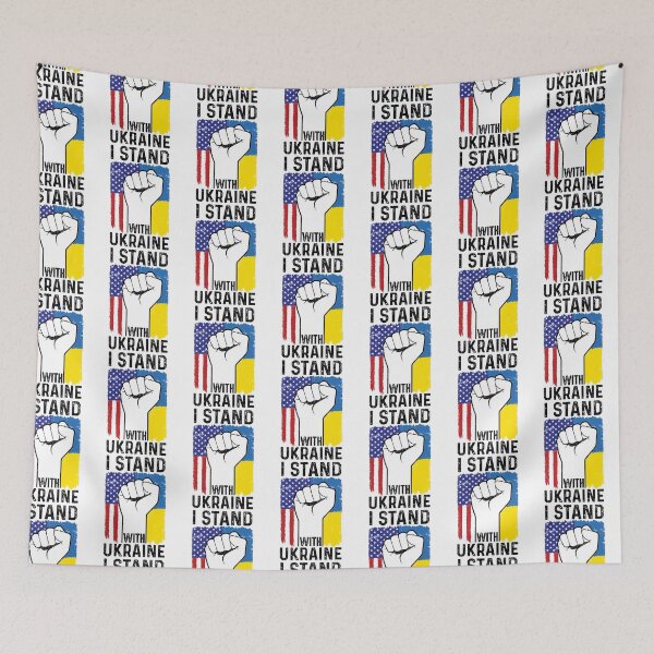 Item preview, I stand with Ukraine t-shirt, I stand with Ukraine, Support Ukraine, Ukraine flag shirt, Pray for Ukraine, Ukraine Magnet, Ukraine sticker designed and sold by Auntbee63.