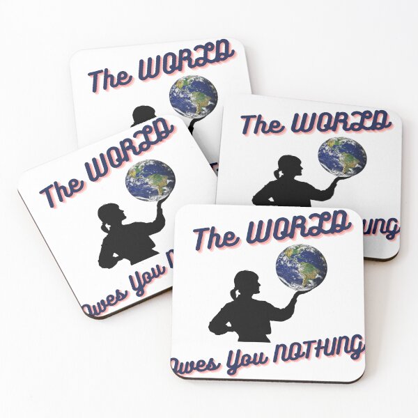 Item preview, The World owes you nothing it was here first T-Shirts, Tops, and Accessories designed and sold by Faiza-Najeeb.