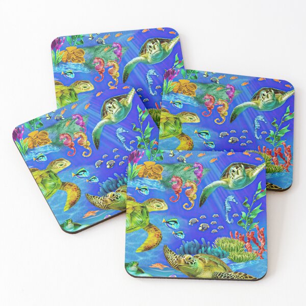 Item preview, Marine Life Turtles Ocean designed and sold by SweetThreads79.