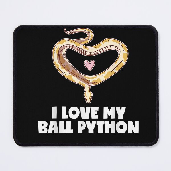 Item preview, I Love My Ball Python Heart Pet Snake Animal Reptile T-Shirt designed and sold by DashaLitvinchuk.