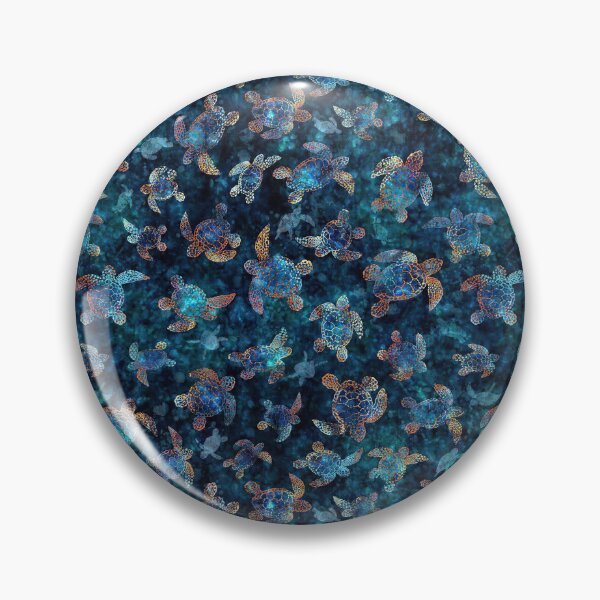 Item preview, Sea Turtles Blue Pattern designed and sold by SweetThreads79.