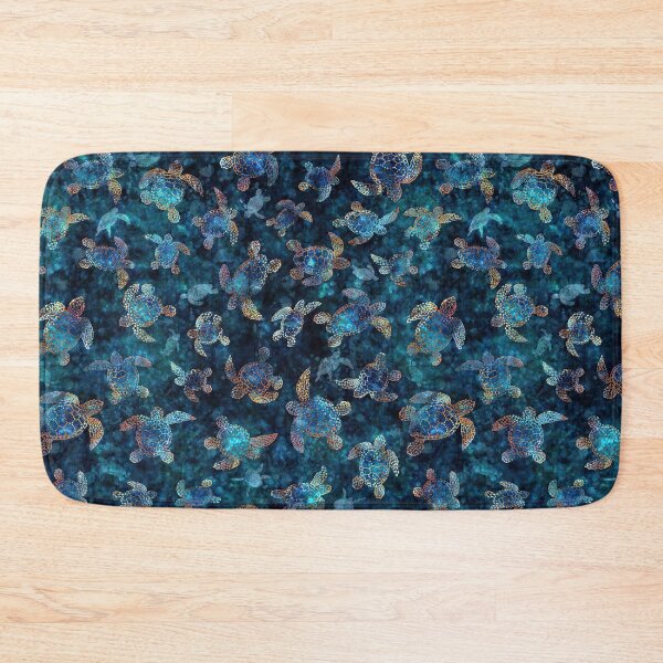 Item preview, Sea Turtles Blue Pattern designed and sold by SweetThreads79.