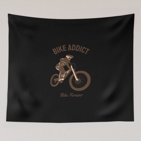 Aperçu de l'œuvre Accro au vélo Sticker créée et vendue par gretaboone.