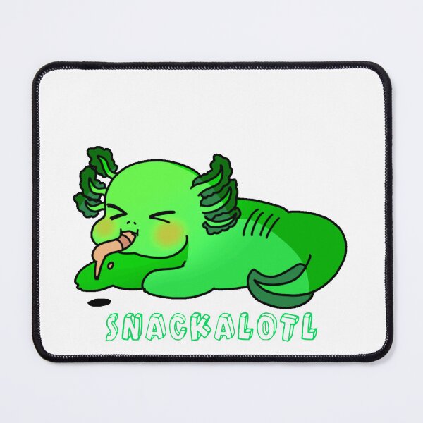 Item preview, GFP Snackalotl designed and sold by Spherical Effects Shop.
