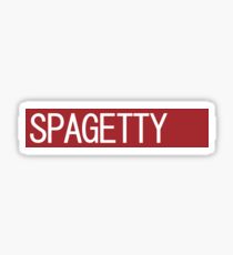 SPAGETTY Sticker