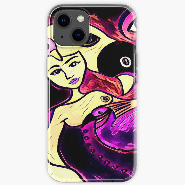 Birds Eye View in Purple iPhone Soft Case