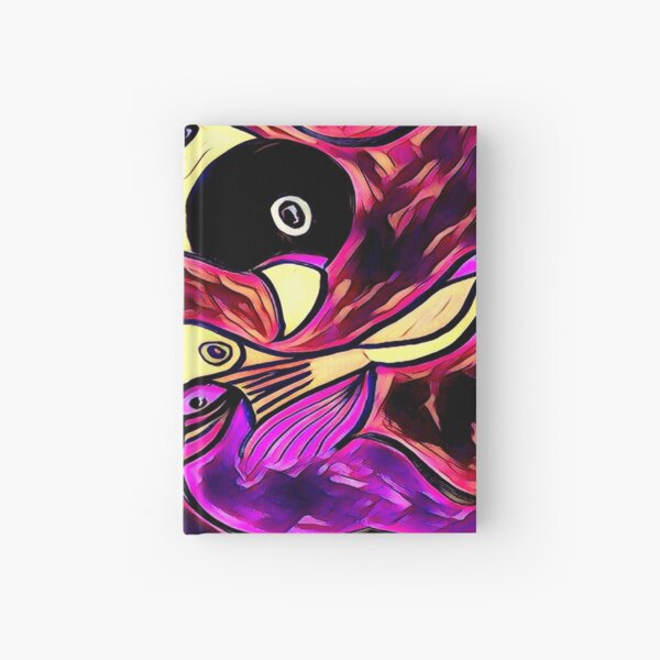 Birds Eye View in Purple Hardcover Journal