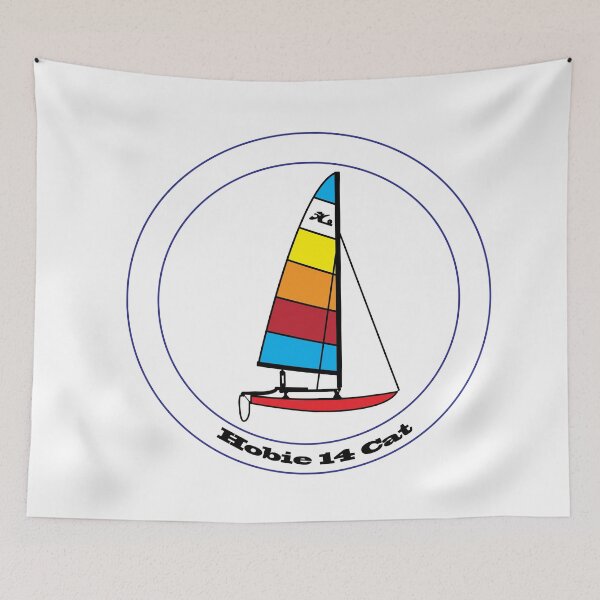 Item preview, Hobie 14 Catamaran Sailboat designed and sold by CHBB.