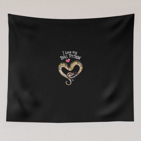 Item preview, I Love My Ball Python Snake T-Shirt designed and sold by DashaLitvinchuk.