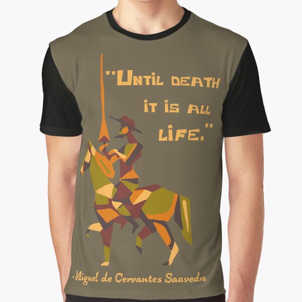 Item preview, Don Quixote Quote designed and sold by Unhinged Heather.