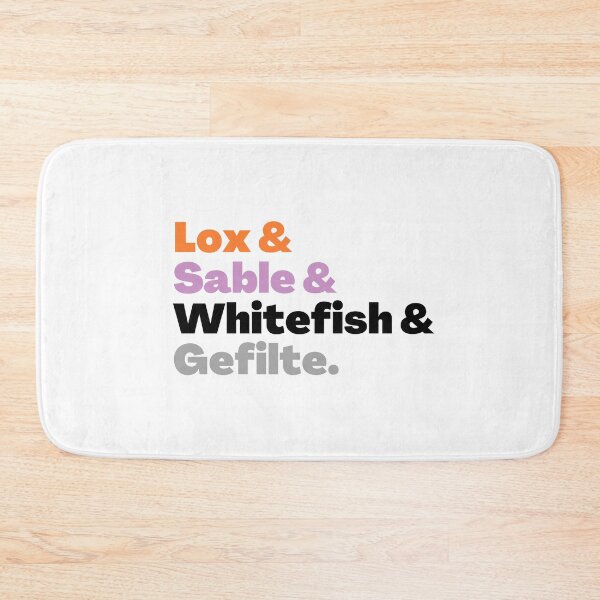 Item preview, Jewish Fish - Lox Sable Whitefish Gefilte Fish designed and sold by NJGDesigns.