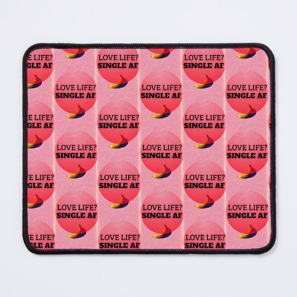 Item preview, Love Life? Single AF. Funny Singles Quotes Wallart/Sticker designed and sold by bestfunonline.