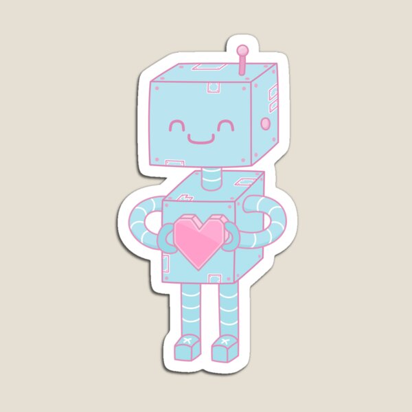 Valentine's Day Robot Magnet