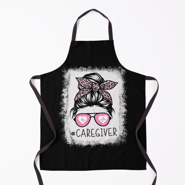 Item preview, Caregiver Life Bleached Pink Leopard Messy Bun designed and sold by douglasgary019.
