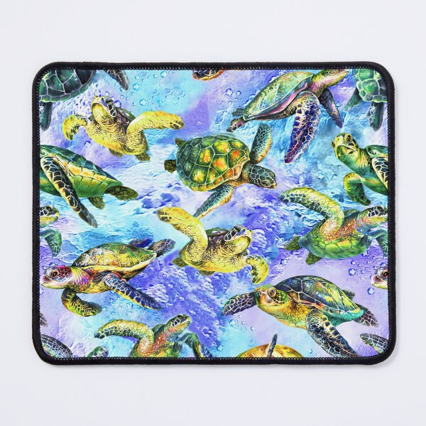 Item preview, Turtles On Colorful Background designed and sold by SweetThreads79.