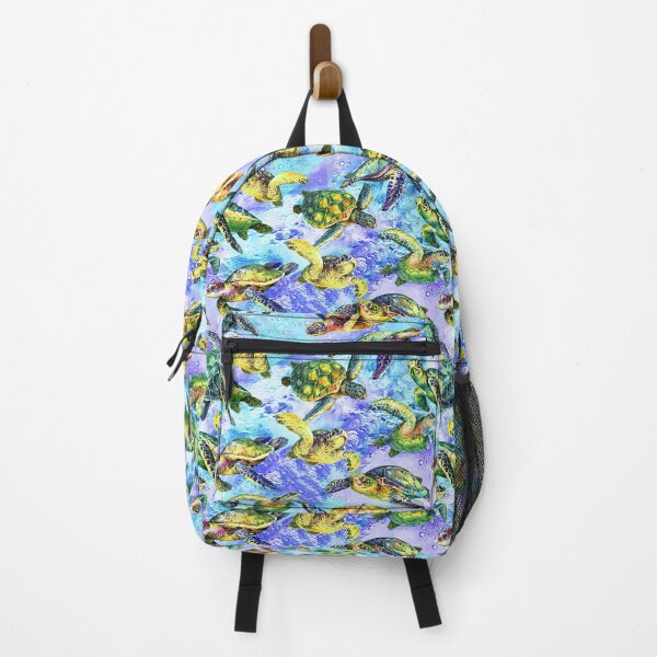 Item preview, Turtles On Colorful Background  designed and sold by SweetThreads79.