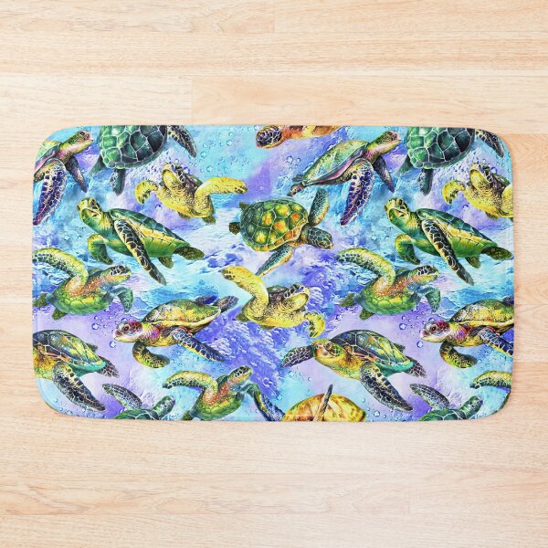 Item preview, Turtles On Colorful Background  designed and sold by SweetThreads79.