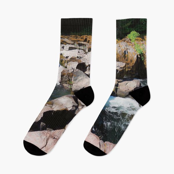 Item preview, Scenic Canton Creek | Boulders, Waterfalls and Trout Holes in Oregon Cascades designed and sold by arlutai.