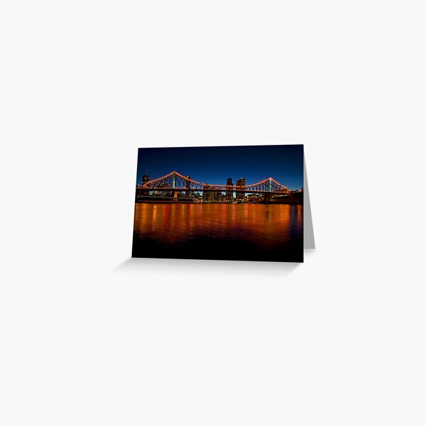 Storey Bridge Twilight Greeting Card