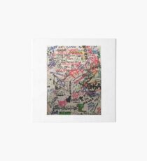 Kanye West TLOP Notes Art Board