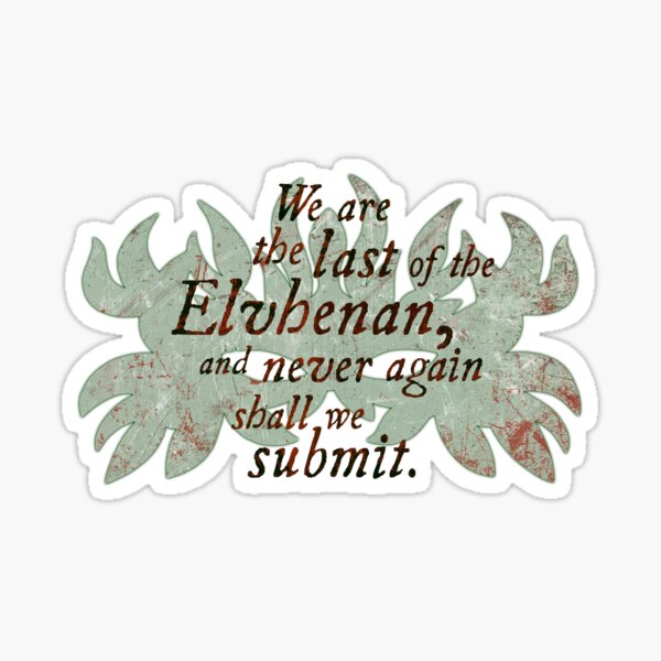 Never Again Shall We Submit Sticker