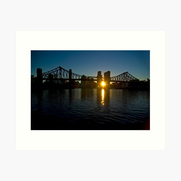 Storey Bridge Sunset Art Print