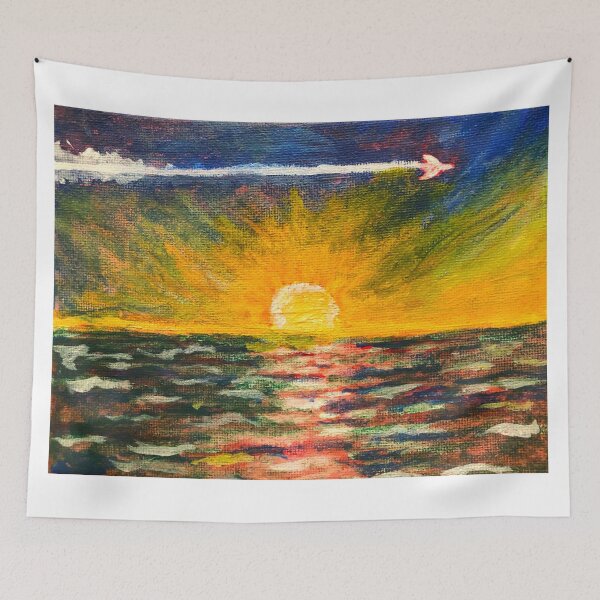 Item preview, Sunset with Chemtrail designed and sold by JTony.