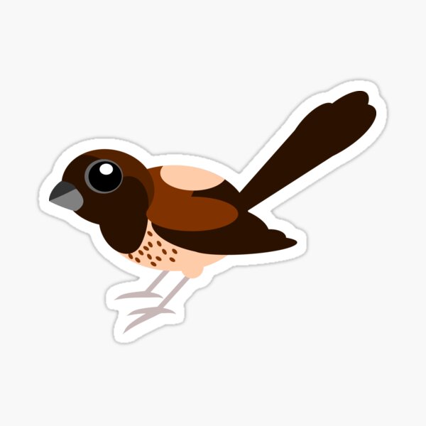 Pipsqueak the Society Finch Sticker