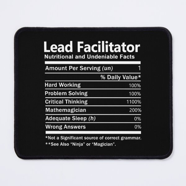 Item preview, Lead Facilitator  T Shirt - Nutrition Factors Job Gift Item Tee designed and sold by rolandchel.