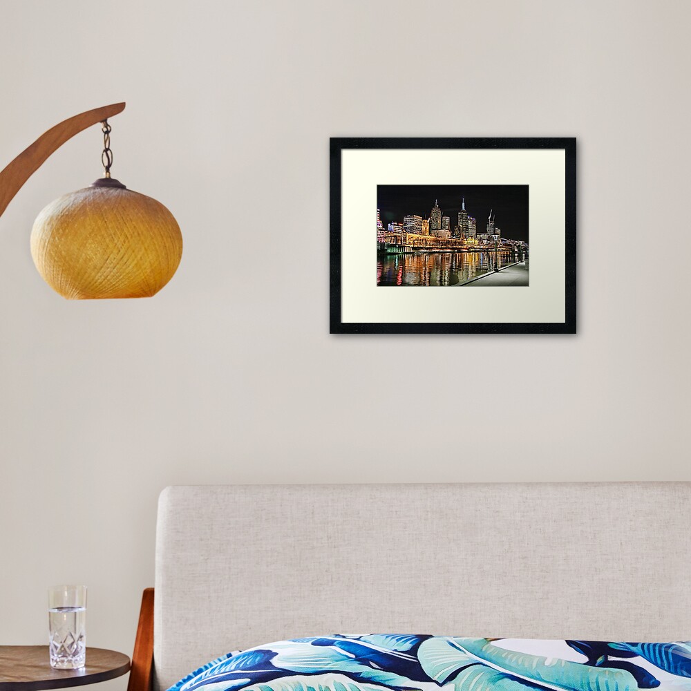 Melbourne Series - Skyline Framed Art Print