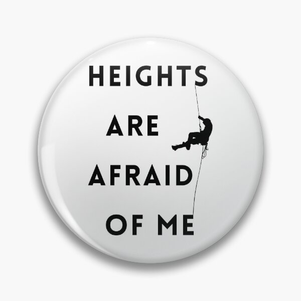 Item preview, HEIGHTS ARE AFRAID OF ME (BLACK) designed and sold by lucascadeur.