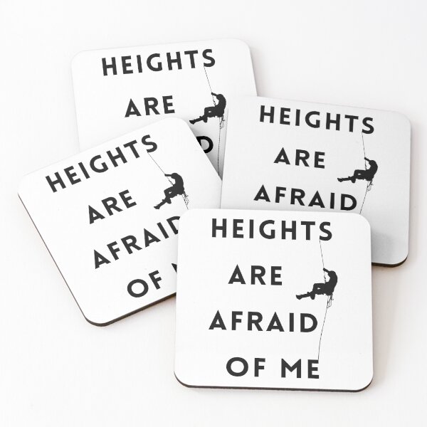 Item preview, HEIGHTS ARE AFRAID OF ME (BLACK) designed and sold by lucascadeur.