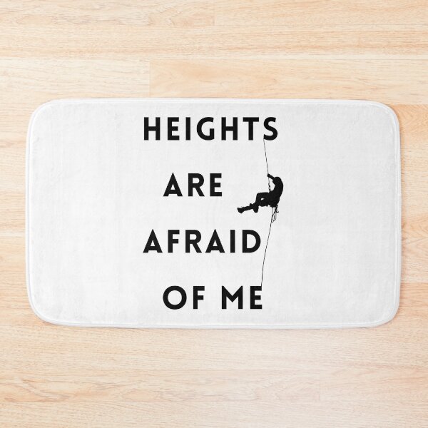 Item preview, HEIGHTS ARE AFRAID OF ME (BLACK) designed and sold by lucascadeur.