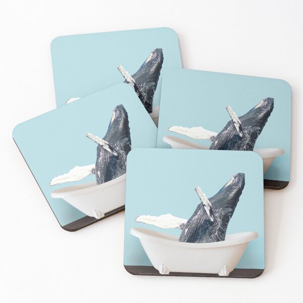 Item preview, Playing Whale in bathtub designed and sold by ESCAPZ.