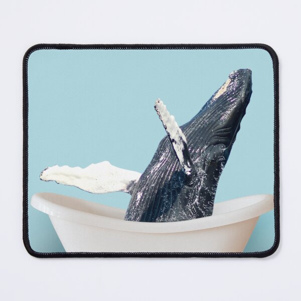 Item preview, Playing Whale in bathtub designed and sold by ESCAPZ.