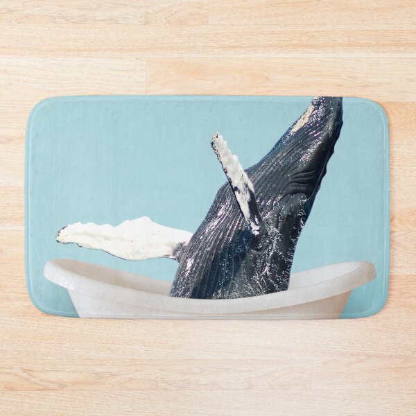 Item preview, Playing Whale in bathtub designed and sold by ESCAPZ.
