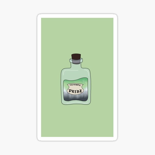 Pride Potions Aromantic Sticker For Sale By Lexi The Nerd Redbubble