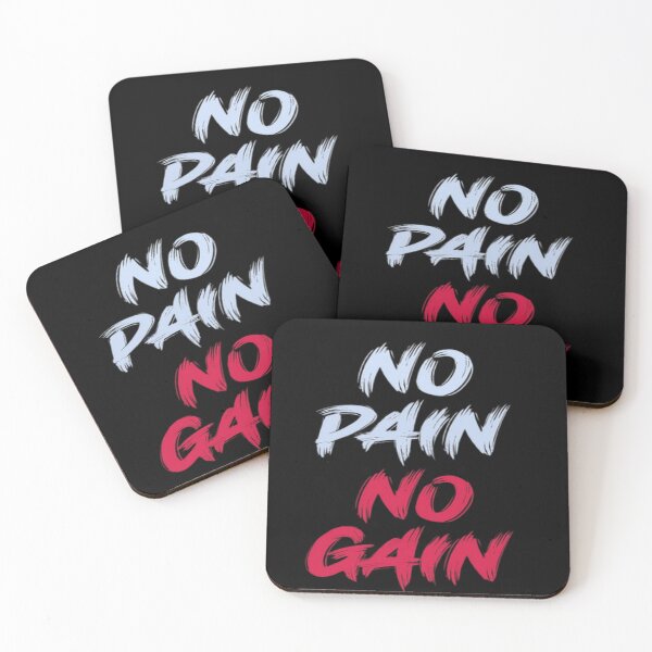 Item preview, No pain, no gain gym motivation workout motivation illustration premium design  designed and sold by truemoneyman.