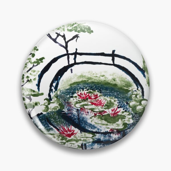 Item preview, Waterlilies under a Bridge designed and sold by Alst457.
