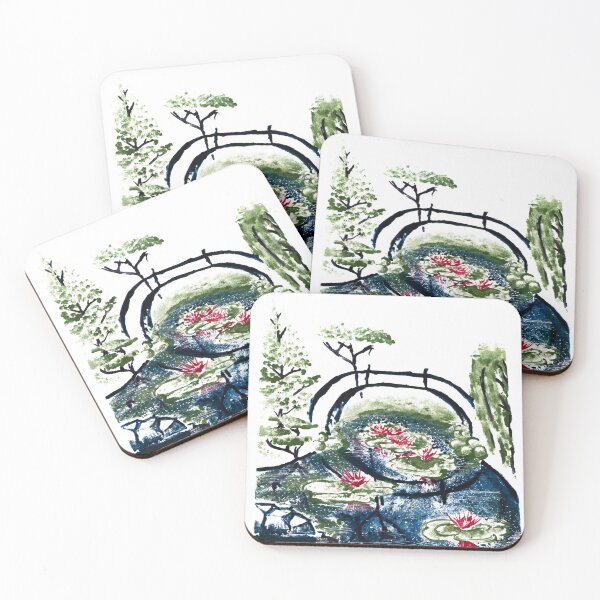 Item preview, Waterlilies under a Bridge designed and sold by Alst457.