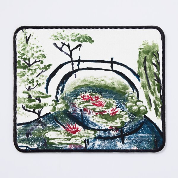 Item preview, Waterlilies under a Bridge designed and sold by Alst457.