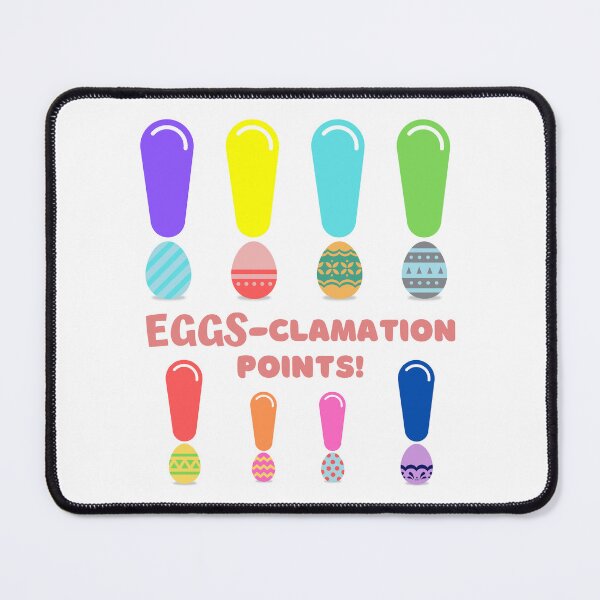 Item preview, Eggs-clamation Points! - twin of Exclamation Points | Happy Easter | Funny Easter designed and sold by CosmicStory.