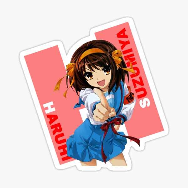 Haruhi Suzumiya Pegatina