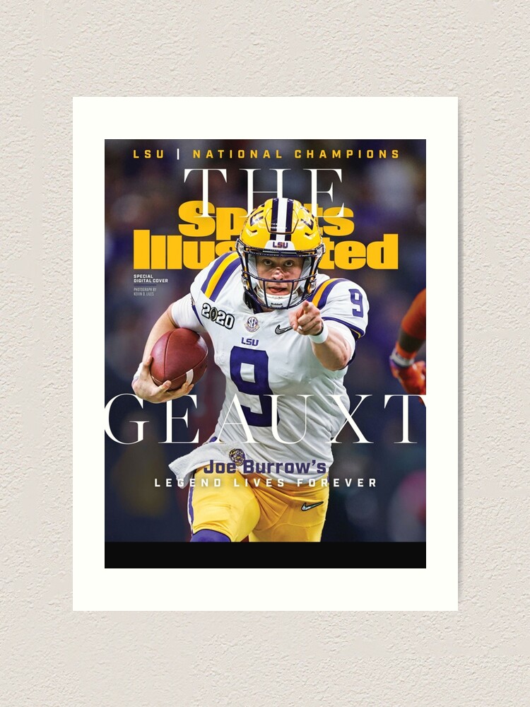 Joe Burrow on cover of Sports Illustrated